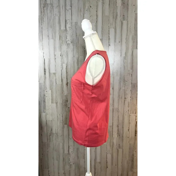 Vintage‎ OSC Sport Women's Pink Size Large Casual Sleeveless Pocket Tank Top - Picture 8 of 8